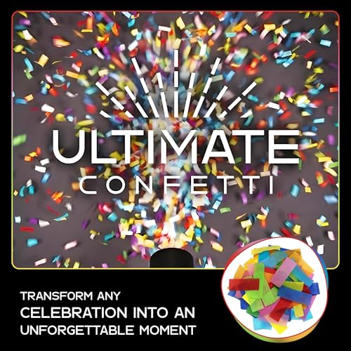 Close up of colorful party confetti