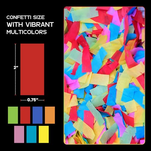 Flame resistant paper confetti