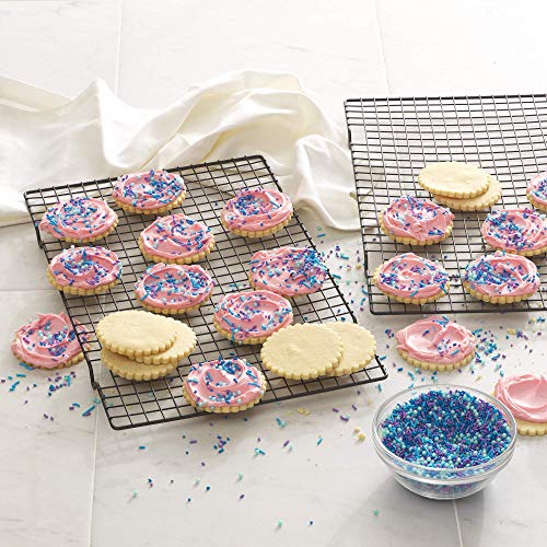 Cookies cooling on the rack