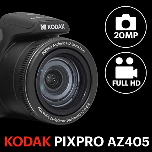 KODAK PIXPRO AZ405 side profile with lens extended