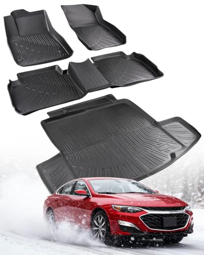 DiffCar front floor mats for Chevy Malibu