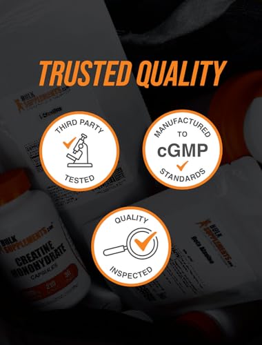 BulkSupplements Creatine Monohydrate powder scoop