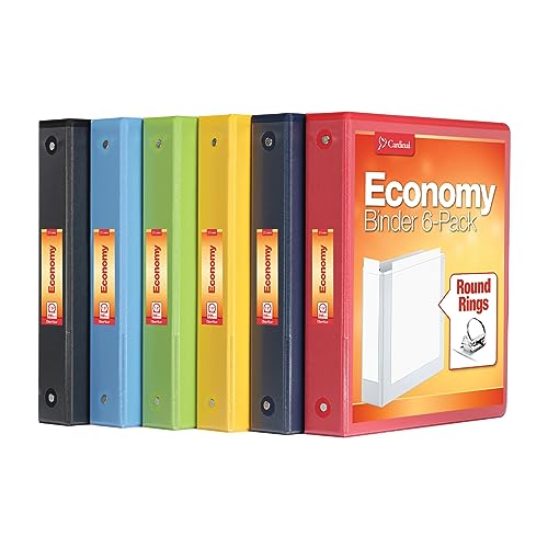 Cardinal 1.5 inch 6 pack binders