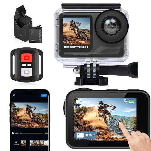 icefox i7 action camera front view