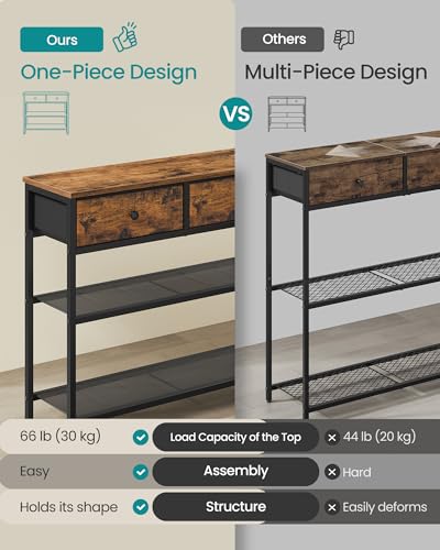 SONGMICS table used as home entryway decor