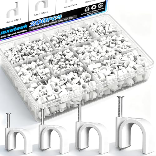 mxuteuk 200PCS cable clips set