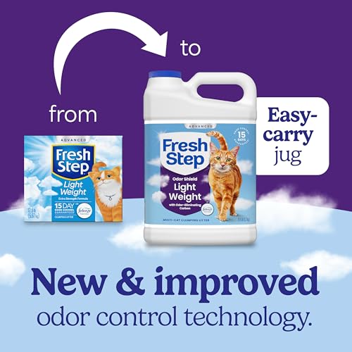Fresh Step litter packaging side view