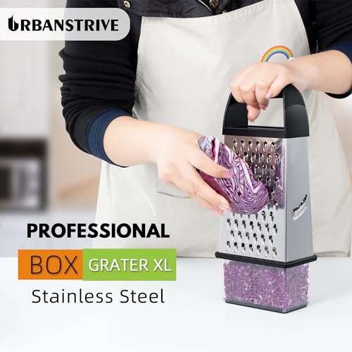 Ergonomic handle on Urbanstrive box grater
