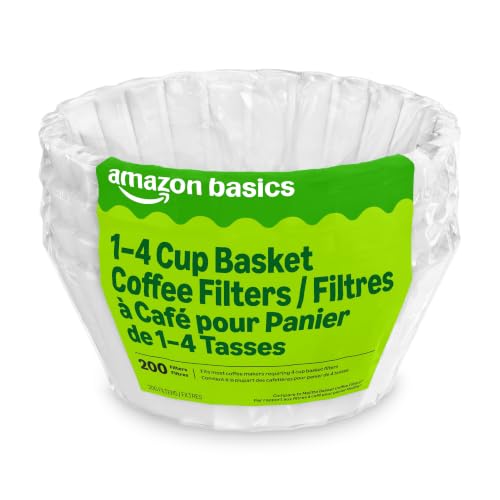 Basics 1-4 cup white coffee filters
