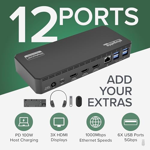Plugable UD-3900PDZ side connectivity