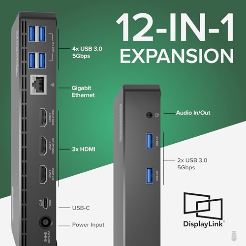 Plugable UD-3900PDZ top view black finish