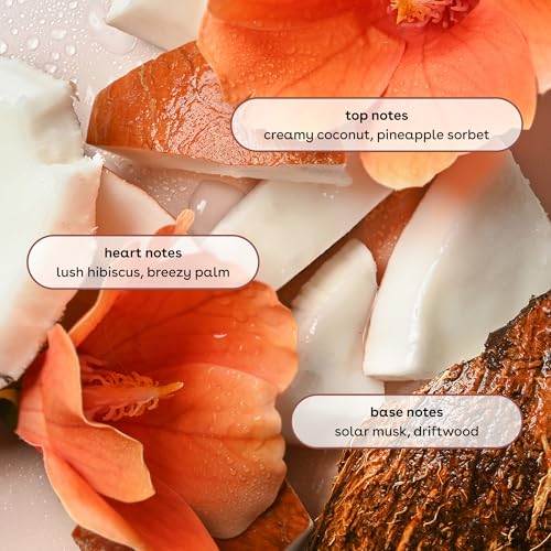 Coconut Waters scent label on body wash