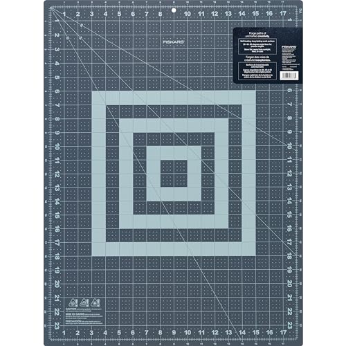 Fiskars craft mat grid and angle markings