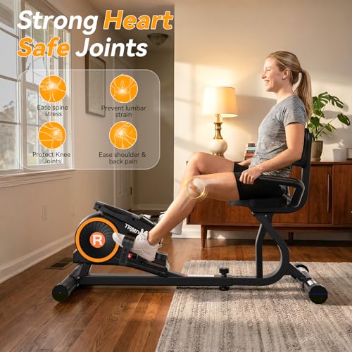 Recumbent bike with magnetic resistance