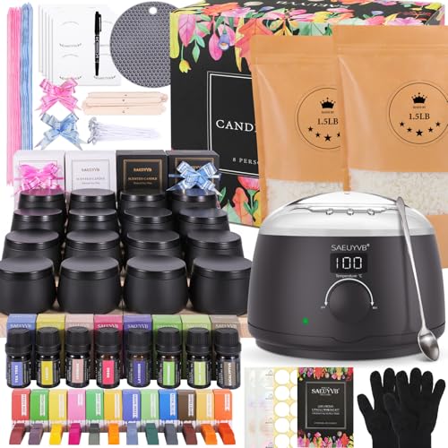 SAEUYVB Candle Making Kit for Adults box