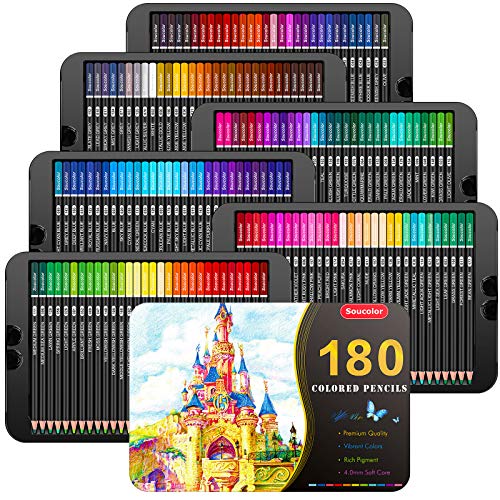 Soucolor 180 colored pencils collection