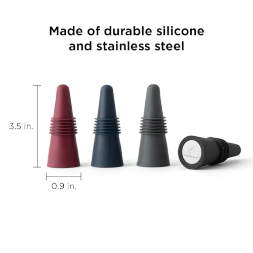 Multicolor silicone wine bottle caps