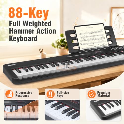Close up of Ngdgtt semi-weighted keyboard keys