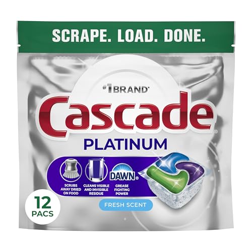 Cascade Platinum ActionPacs 12 count front view