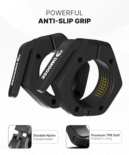 Quick release mechanism on DMoose barbell collars