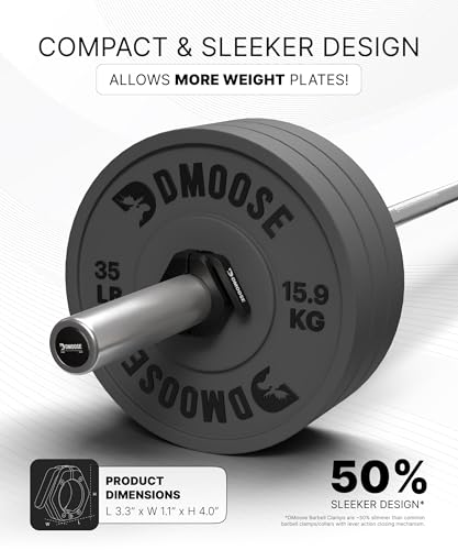 TPR rubber lining detail on DMoose gym clips