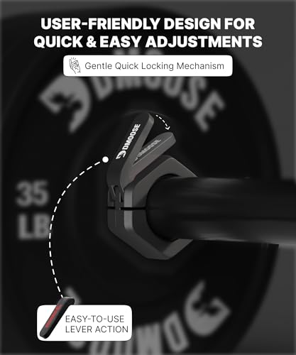 Ergonomic handle design of DMoose locking collars