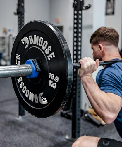 DMoose barbell clips for heavy weightlifting