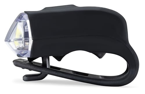Schwinn bike light set steady and flash mode demonstration
