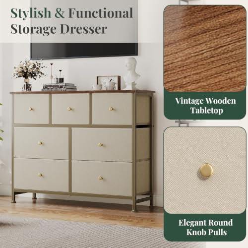 Full dresser assembly in a bedroom setting