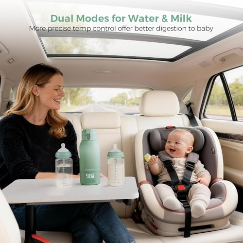 Momcozy portable bottle warmer lid and leak-proof seal