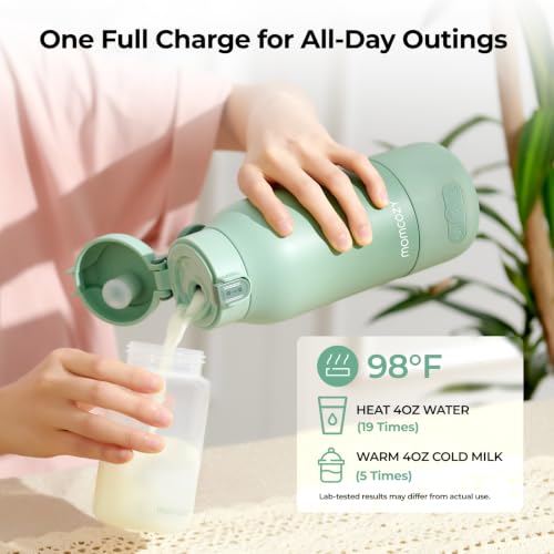 Momcozy MW05 charging port and power adapter