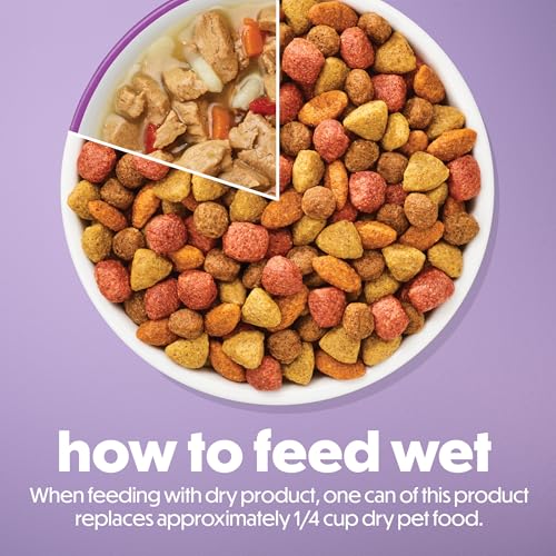Close up of Beneful wet dog food ingredients