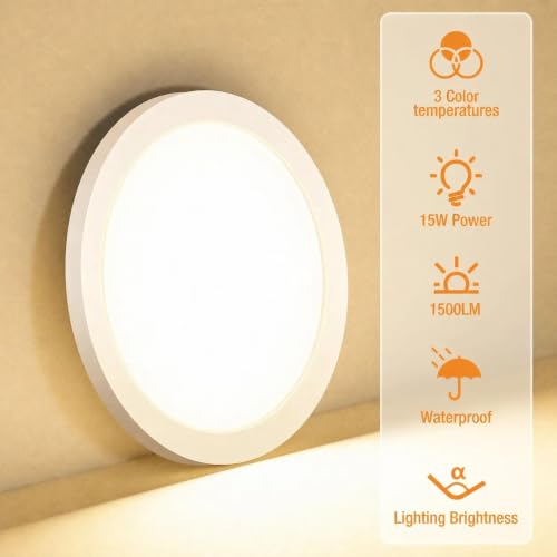 Slochi ceiling light showing adjustable color temperature options