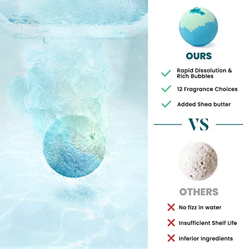 Assorted ZenBombs bath bombs in different colors