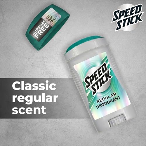 Back label of Speed Stick deodorant