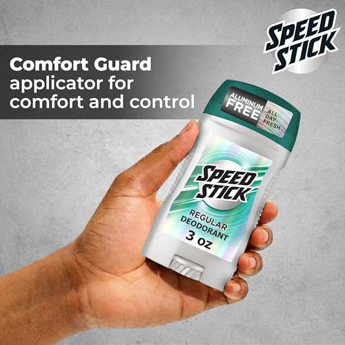 Four pack stacked Speed Stick deodorants