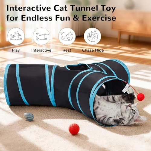 Three-way tunnel configuration for kittens