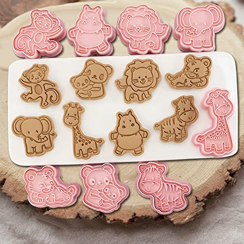 Lion and Monkey cookie plungers from Sakolla