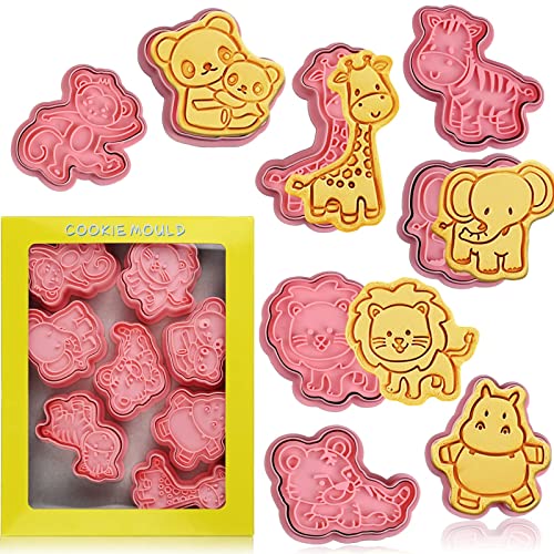 Finished cookies made with Sakolla animal plungers
