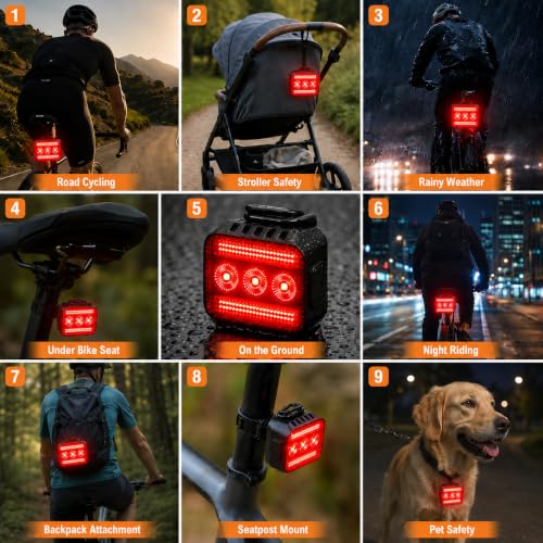 Dual-wire USB charging cable for bike lights