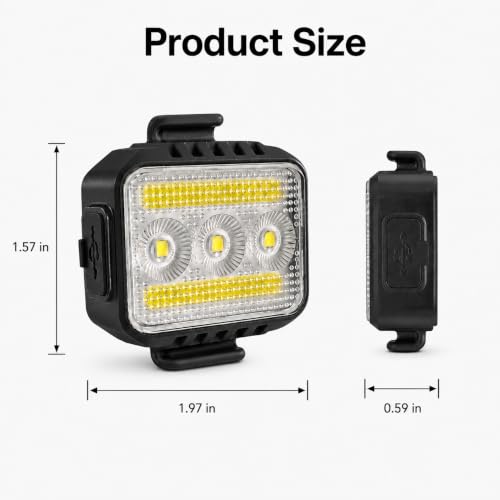 TioyFiuy lights on a mountain bike