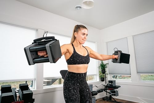 Black adjustable weight plates