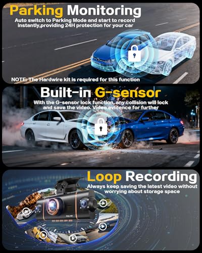 XYGCACO dash cam side lens detail