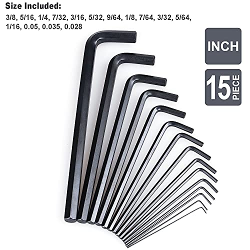 Close up of EFFICERE hex key chamfered tips