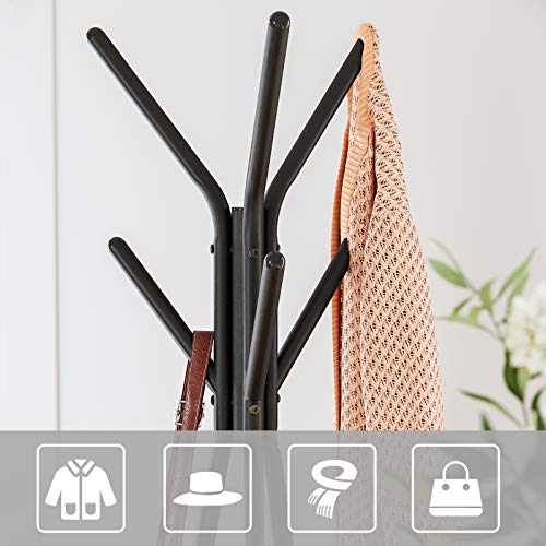 Side profile of VASAGLE coat rack