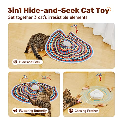 Top view of Potaroma electronic cat toy