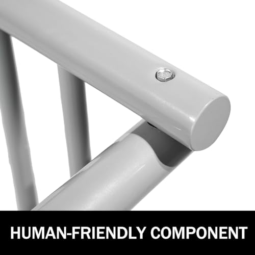 Close up of galvanized steel bike holders