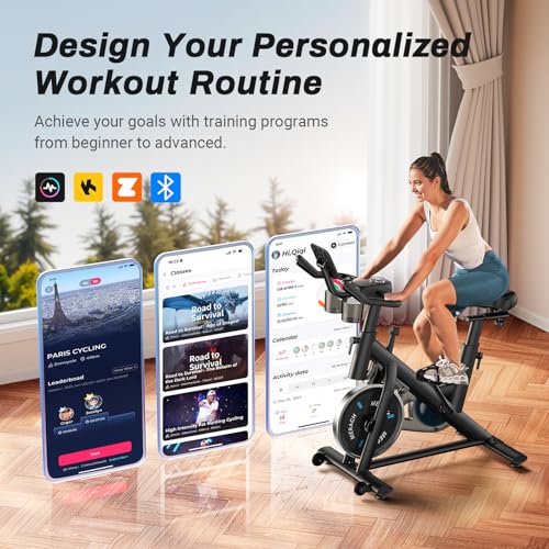 MERACH Exercise Bike with Merach App screen
