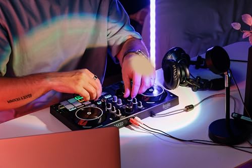 Hercules DJ controller deck layout