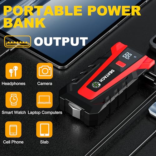 Scatach jump starter with cables